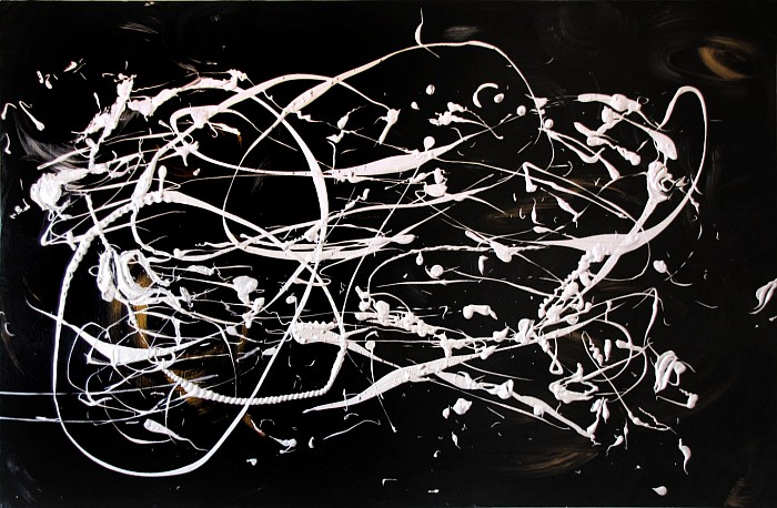 2011 - Acrylique sur toile 'L'Univers' 120x90  - 900€